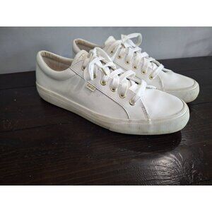 EUC Keds Jump Kick White Leather Sneakers/Sz. 11